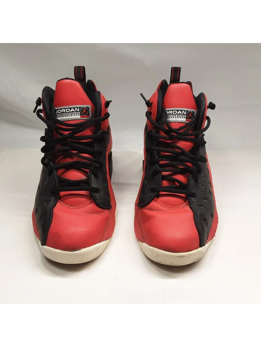 Nike Jordan - Jumpman Team 11 - Sneakers - Black Red White - Size 9 1/2